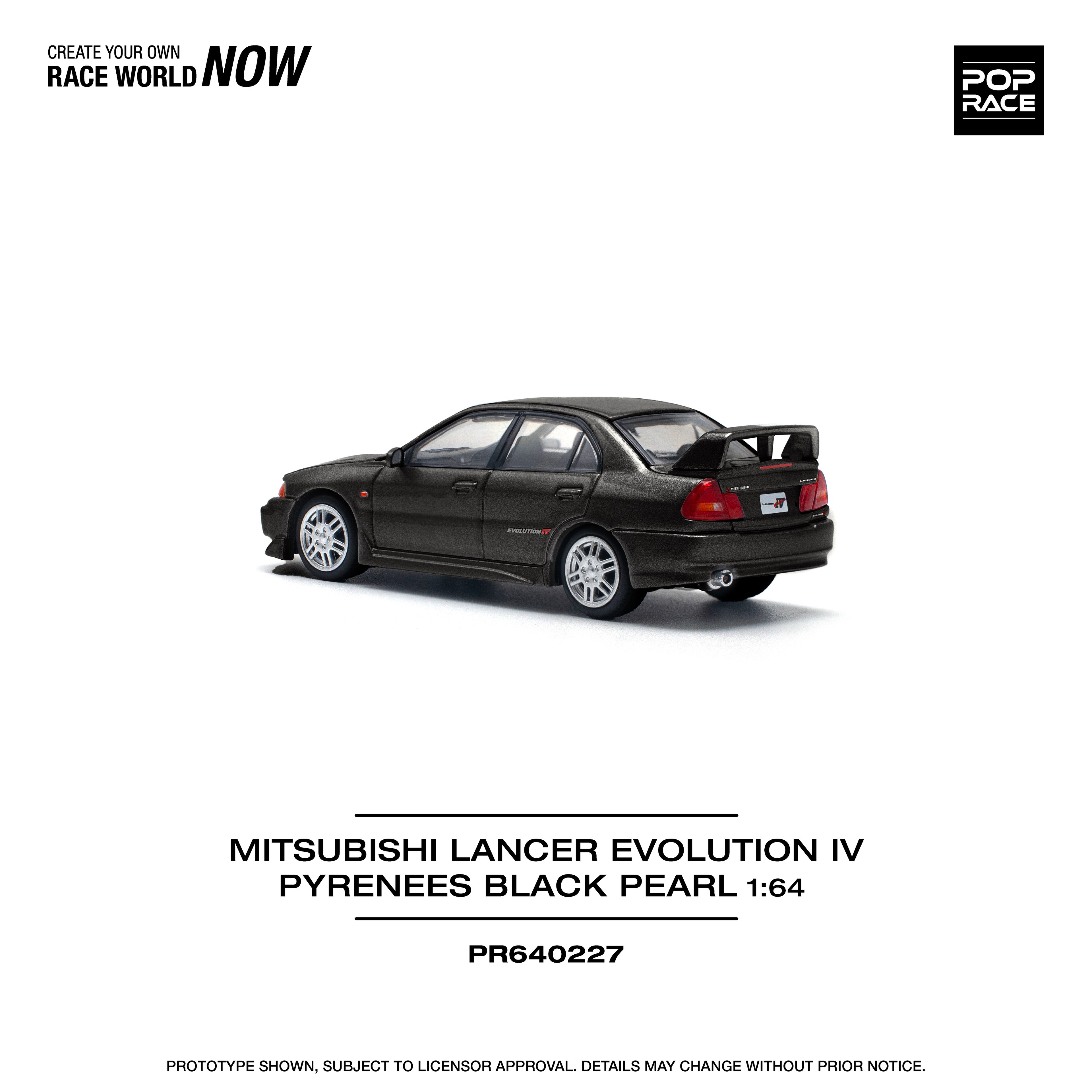 Pop Race Mitsubishi Lancer Evolution IV Pyrenees Black Pearl
