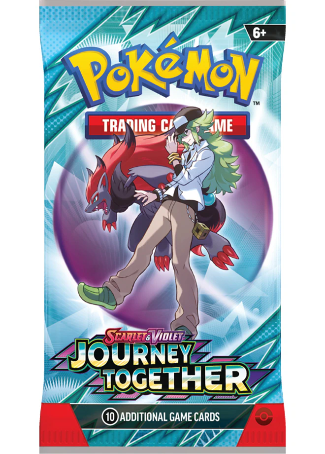 Pokemon TCG Journey Together Booster Pack (İngilizce 10 Kart)