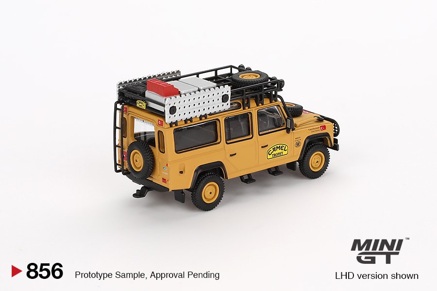 Mini GT Land Rover Defender 110 1989 Camel Trophy Amazon Team Turkey (Blister Paket)