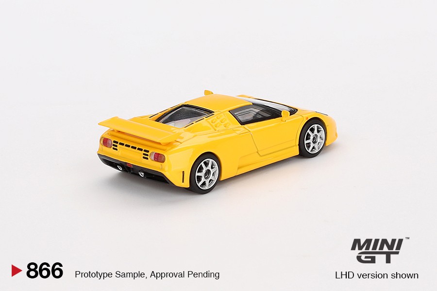 Mini GT Bugatti EB110 Super Sport Giallo Bugatti
