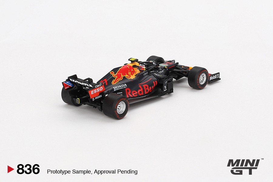 Mini GT Red Bull RB16B #11 2021 Abu Dhabi Grand Prix Winner Sergio Perez