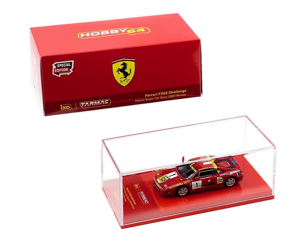 Tarmac Works Ferrari F355 Challenge Macau Super Car Race 1994 Winner