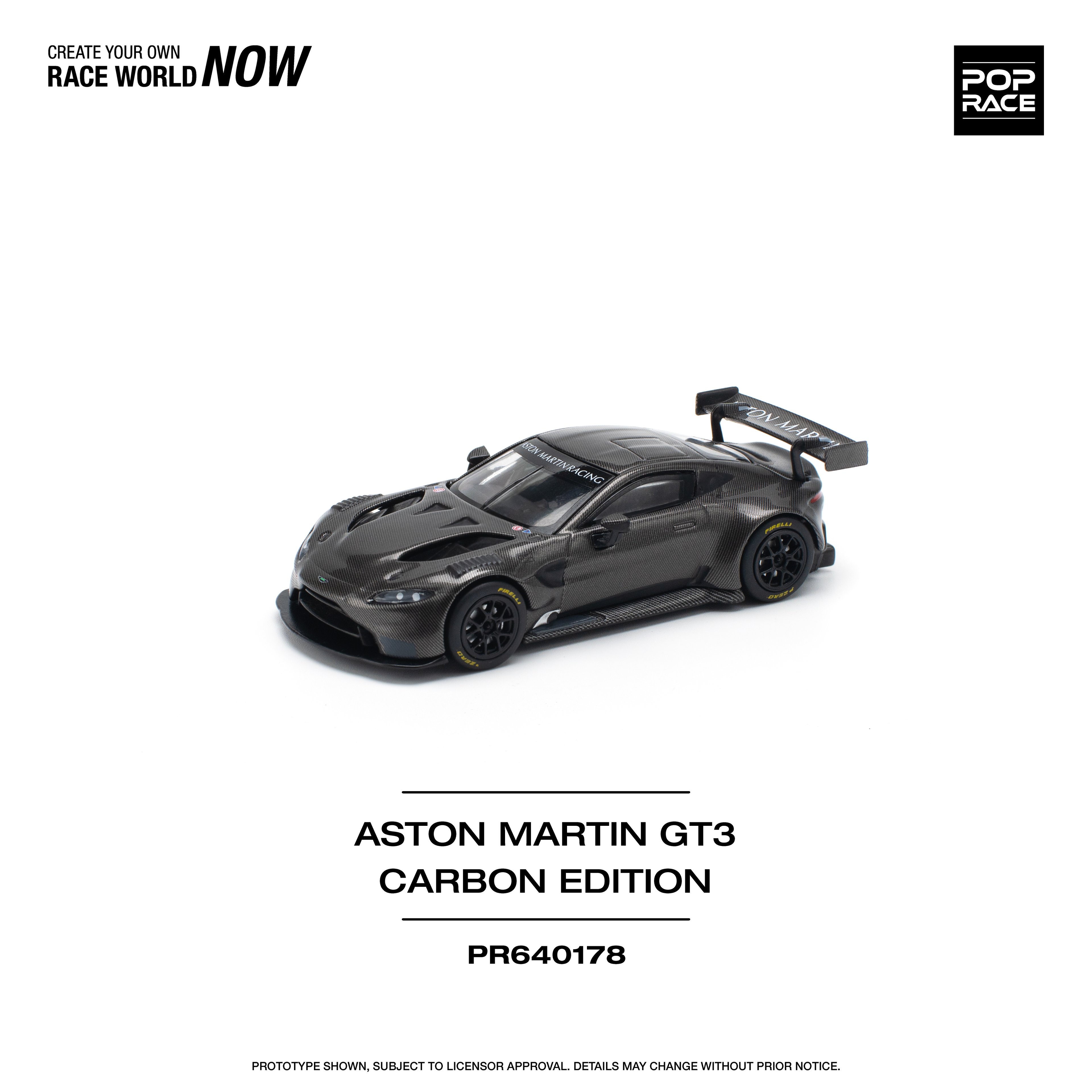 Pop Race Aston Martin GT3 Carbon Edition