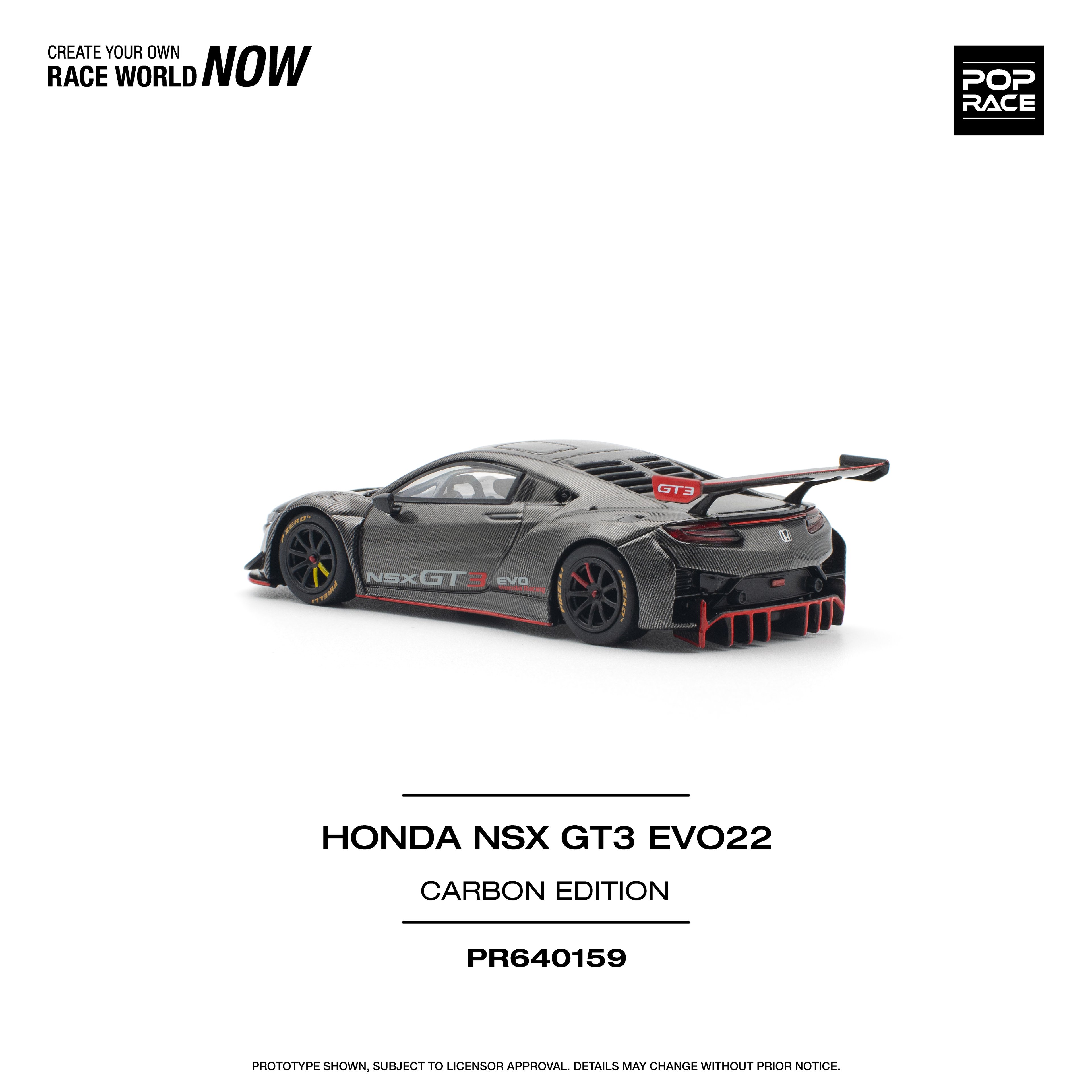 Pop Race Honda NSX GT3 EVO22 Carbon Edition