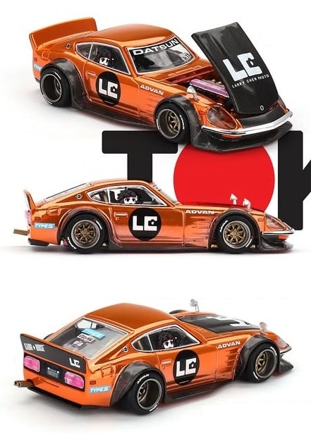 Mini GT KaidoHouse Nissan Fairlady Z Kaido GT 'ORANGE BANG' Larry Chen TAS 2025 Exclusive