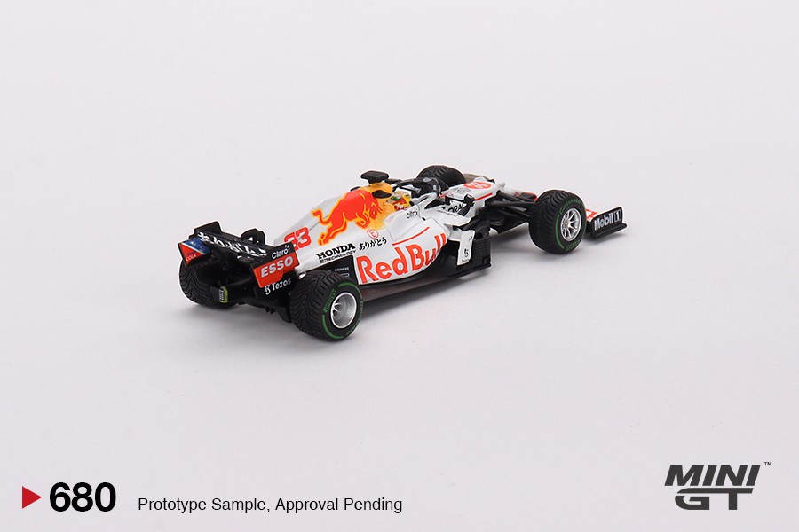 Mini GT Red Bull RB16B #33 Max Verstappen 2021 Turkish Grand Prix 2nd Place
