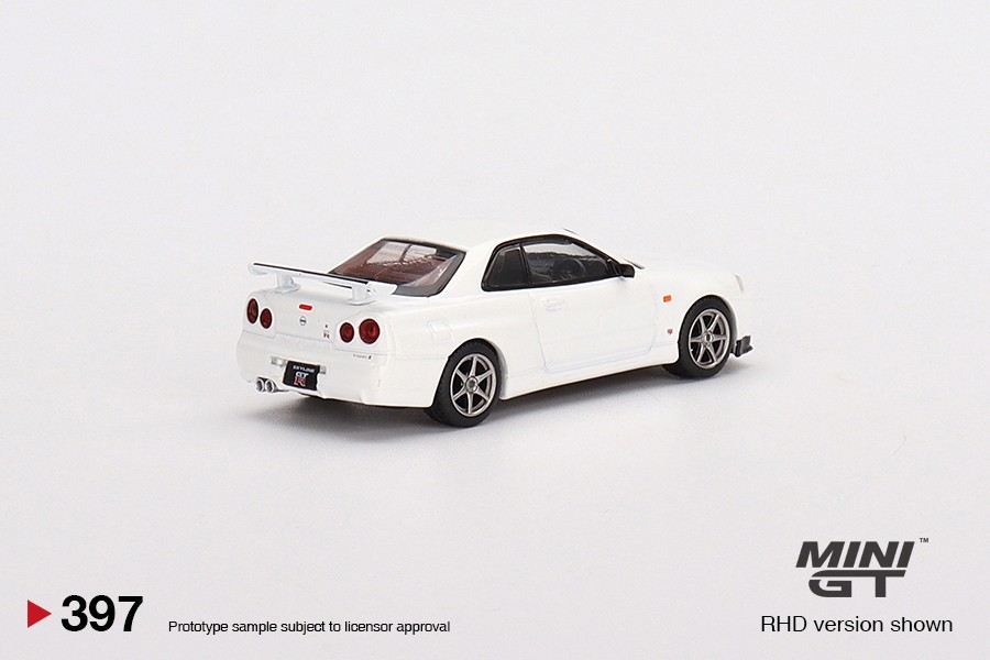 Mini GT Nissan Skyline GT-R (R34) V-Spec N1 White
