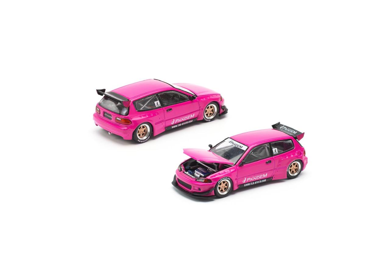 Pop Race Honda Civic EG6 Pandem Pink (Blister Paket)