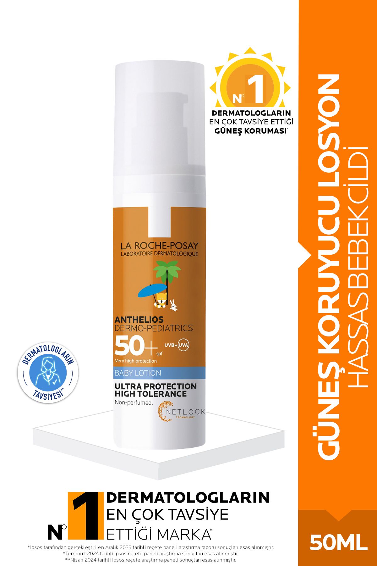 La Roche Posay Anthelios XL Dermo-Pediatrics Bebe Lotion SPF50+ 50 ml