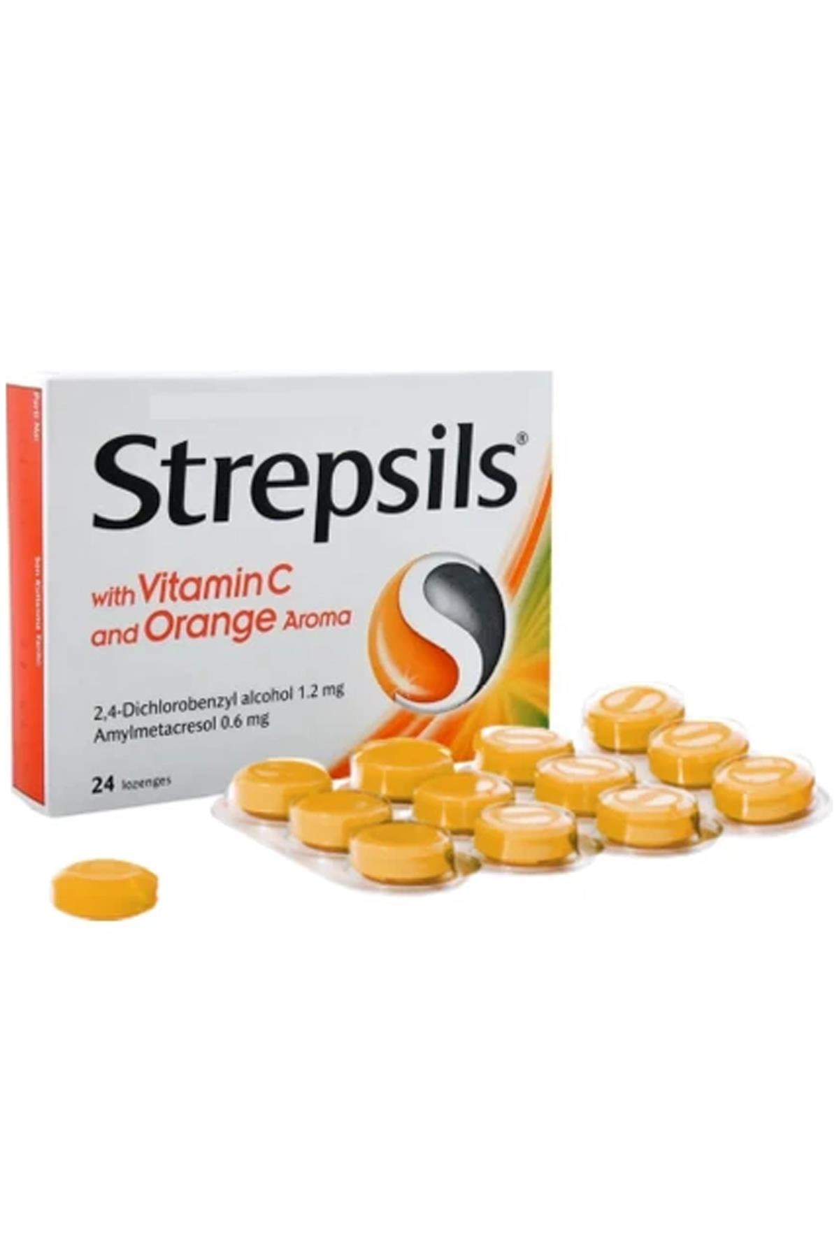 Strepsils Portakal & C Vitamini Aromalı 24 Pastil