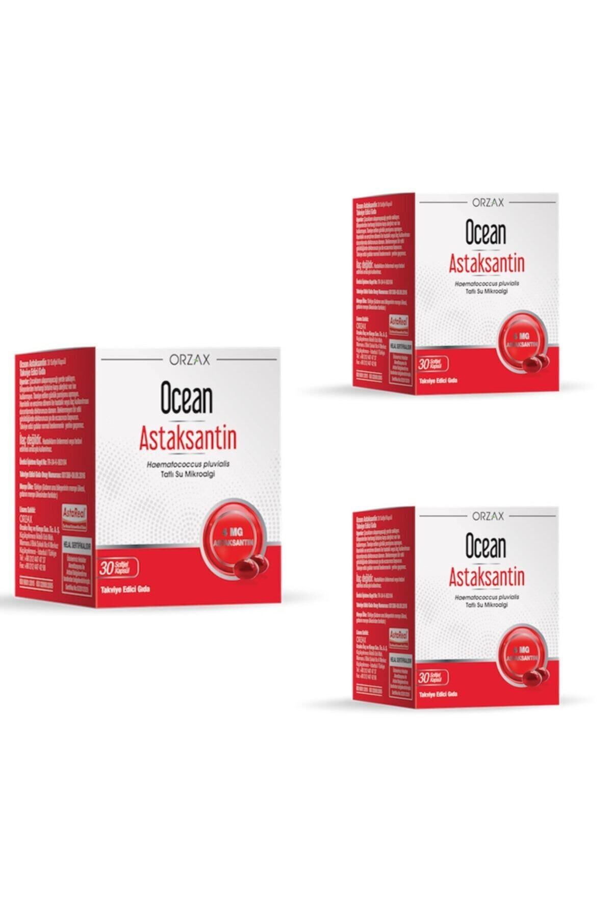Ocean Astaksantin 30 Kapsül 3 Adet
