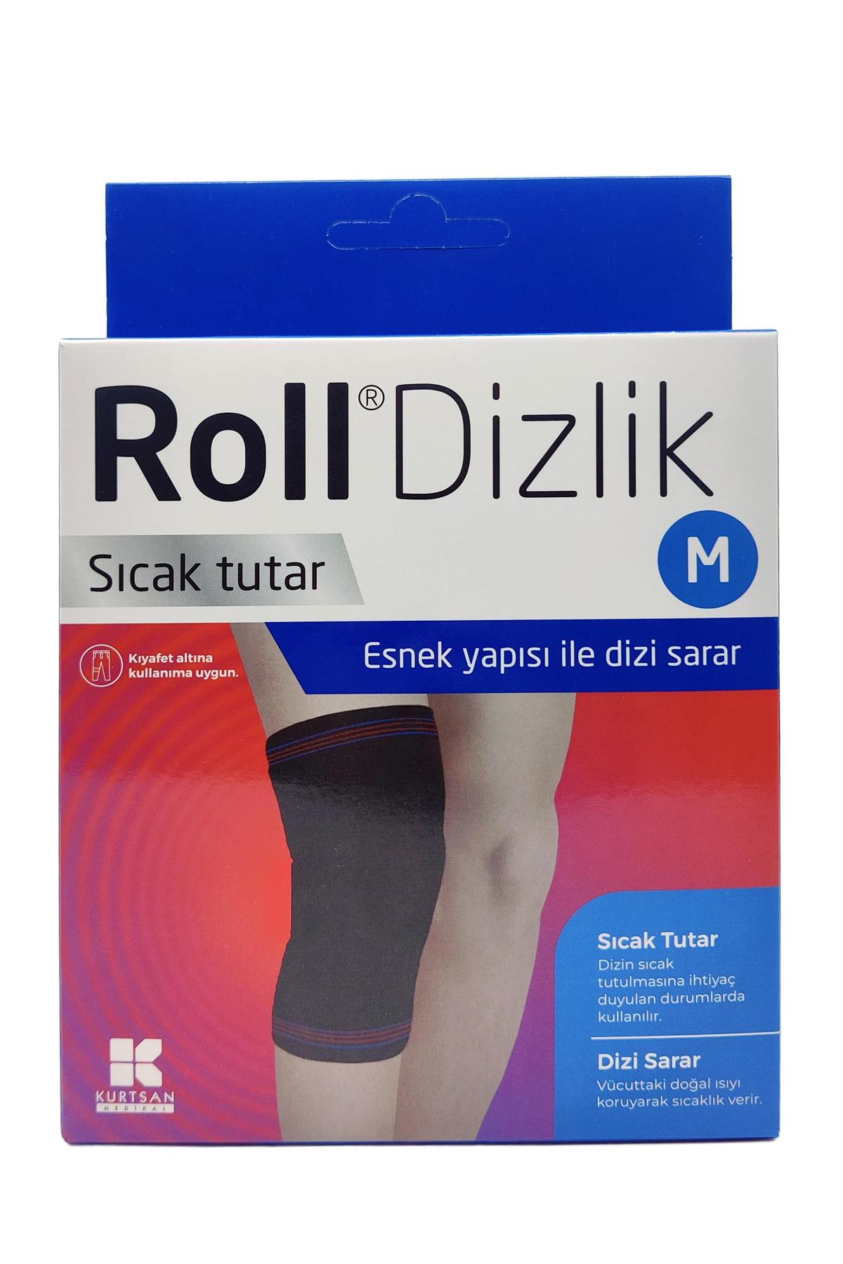 Roll Dizlik Medium - Siyah