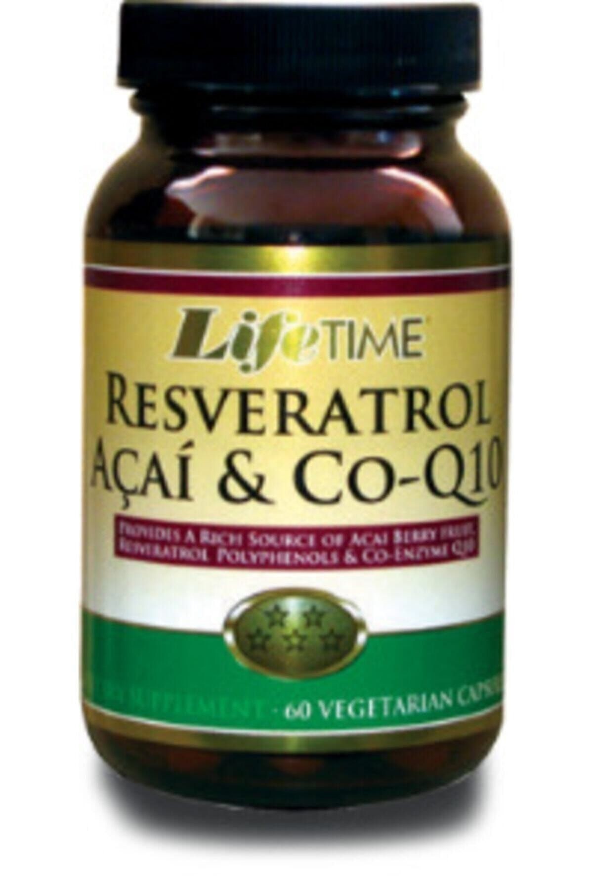 Life Time Q-Resveratrol Acai Co-Q10 60 Kapsül