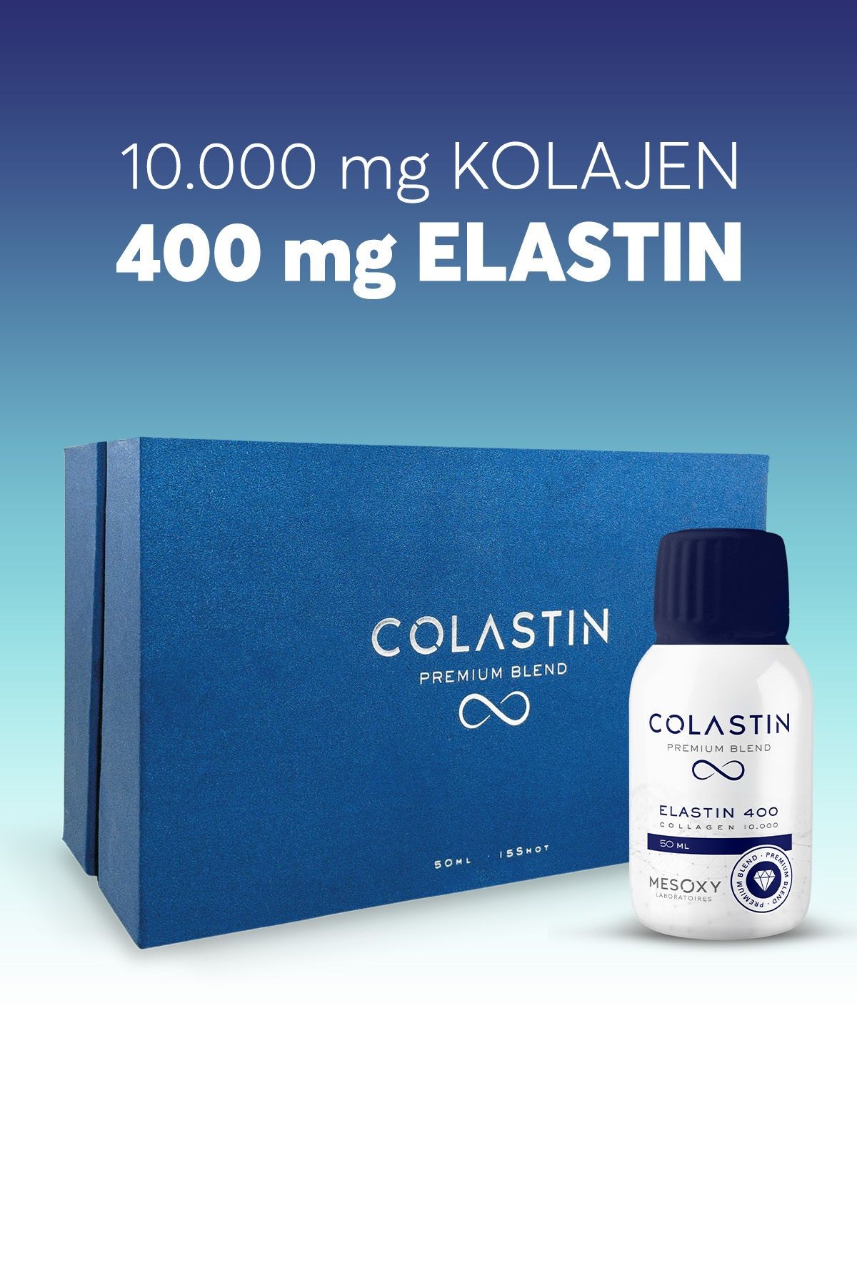 Colastin 10 Bin Mg Kolajen & 400 Mg Elastin 50 ml X 14 Shot