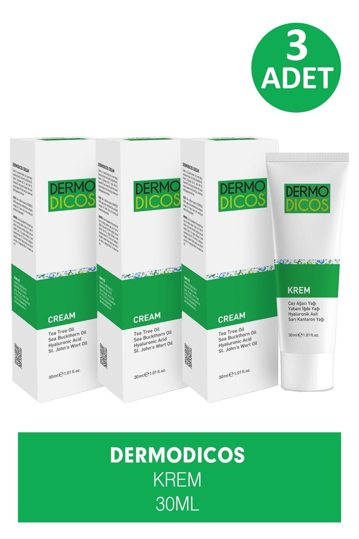 Dermodicos Krem 30 ml 3 Adet