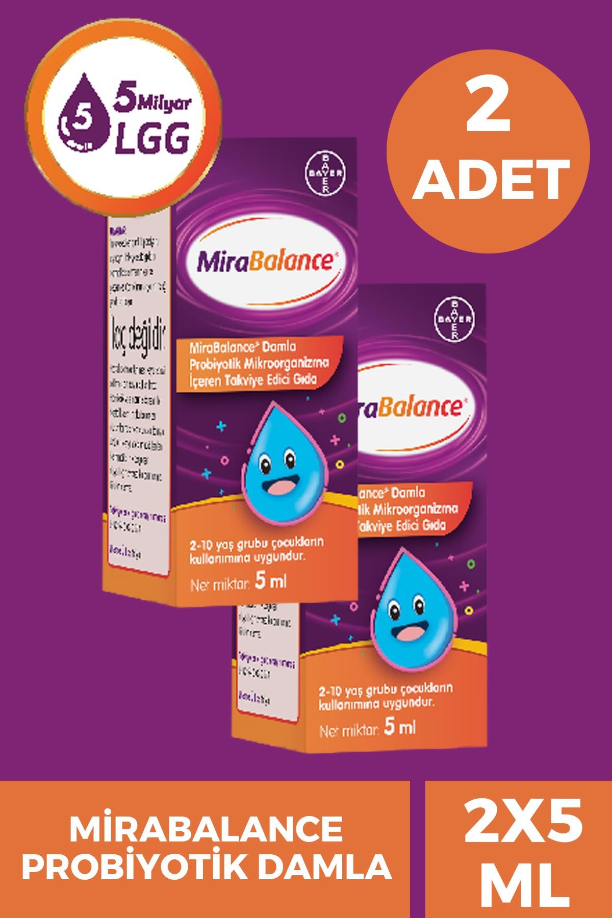 Mirabalance Probiyotik Damla 5 ml 2 Adet