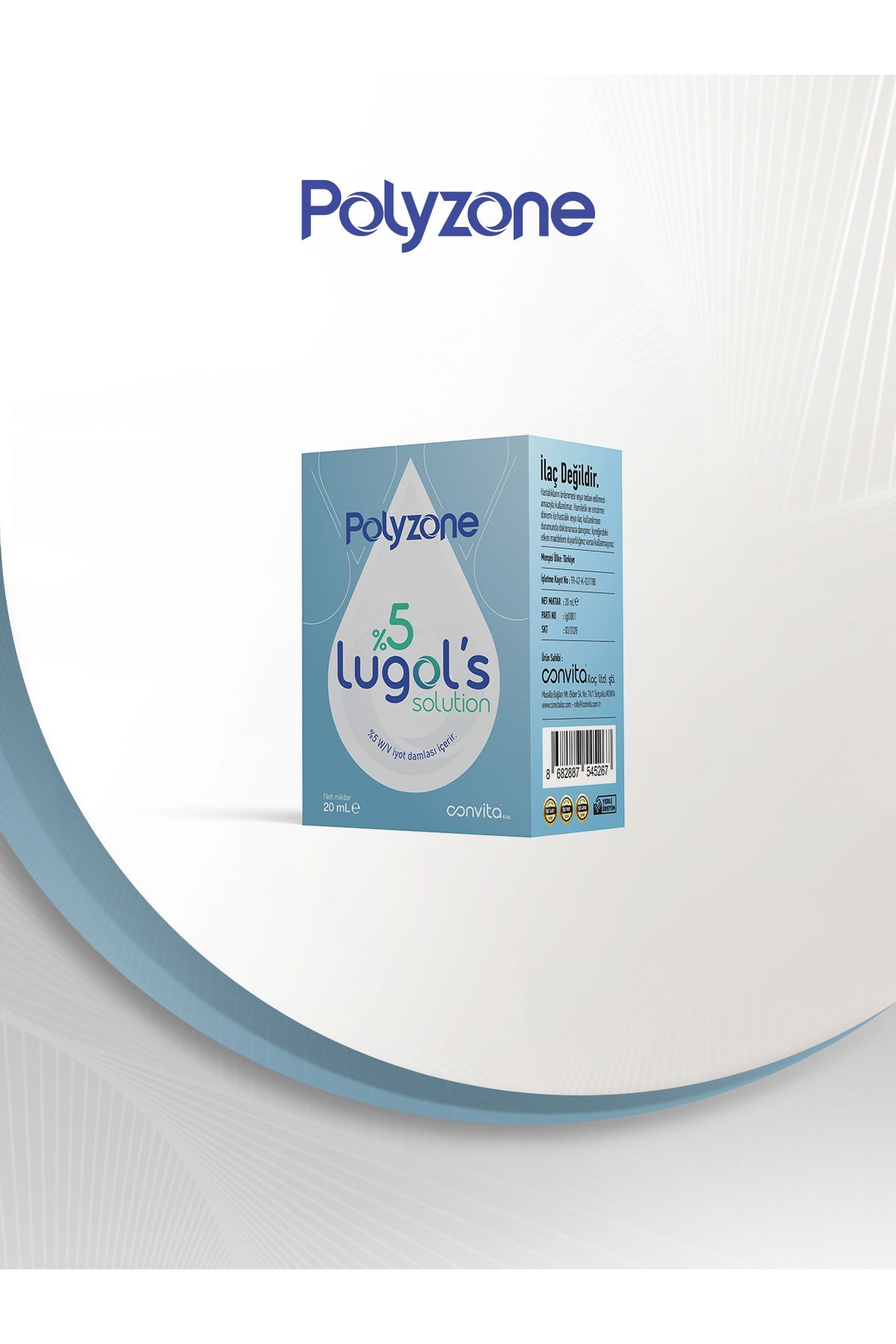 Polyzone Lugol's Solution %5 20 ml