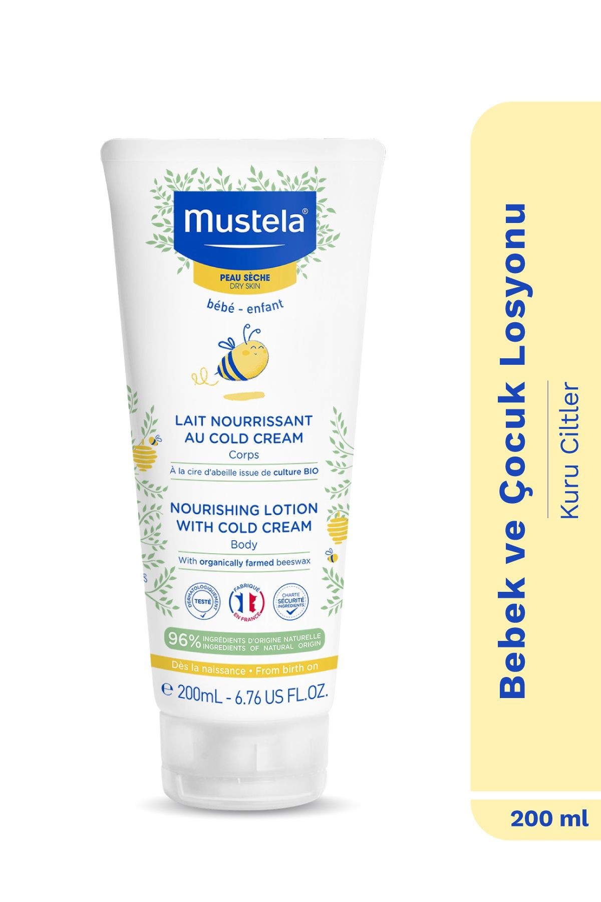 Mustela Body Lotion With Cold Cream Nutri Protective Koruyucu Vücut Kremi 200 ml