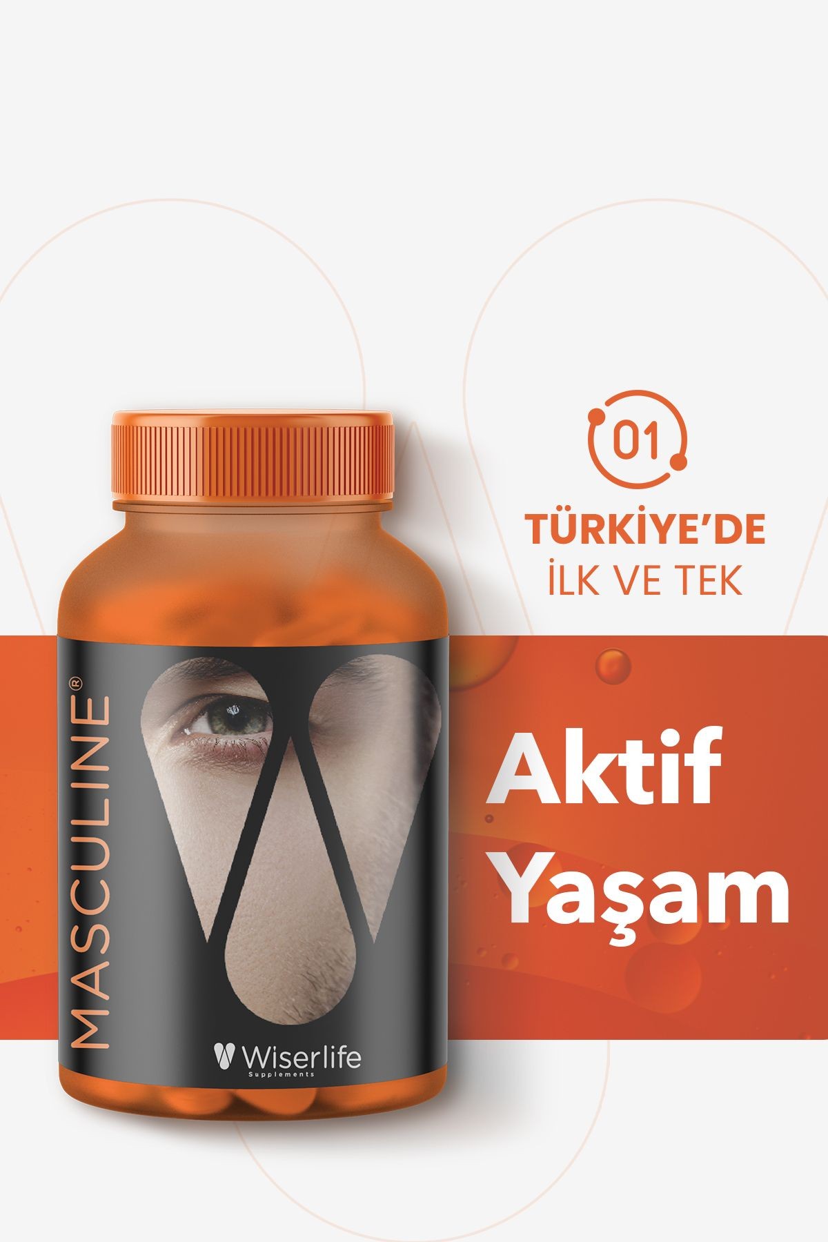 Wiserlife Masculine Cüce Palmiye Ekstresi Isırgan Ekstresi Çinko ve Bor İçeren Takviye Edici 60 Tablet