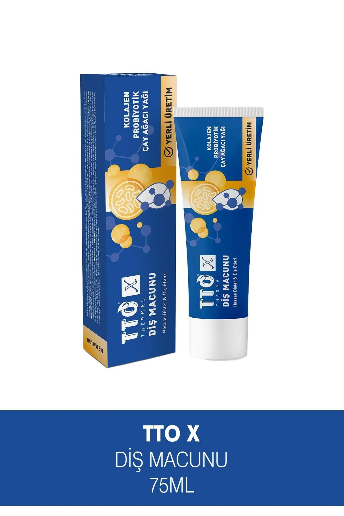 Tto X Probiyotik Diş Macunu 75 ml