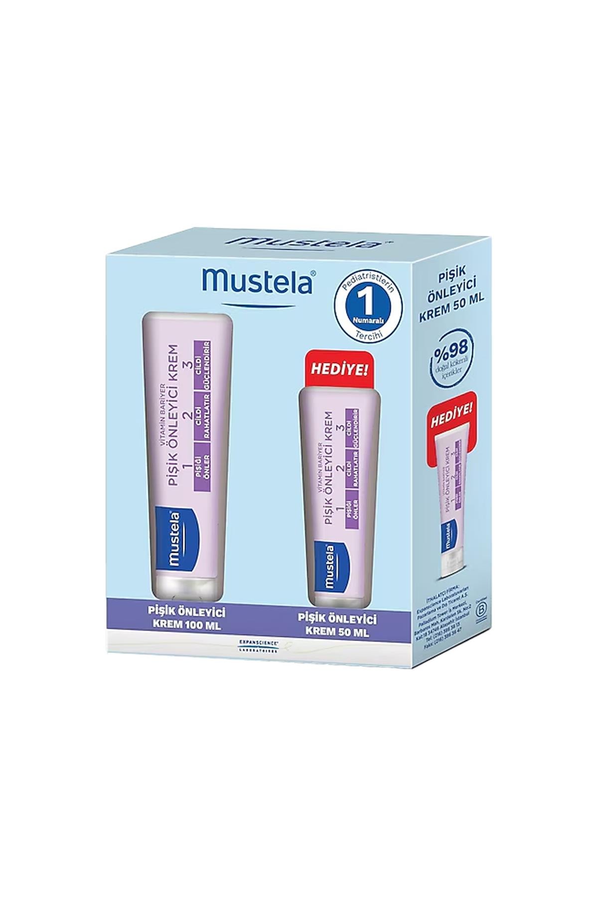 Mustela Vitamin Barrier 1-2-3 Pişik Önleyici Krem 100 gr + 50 gr Hediyeli