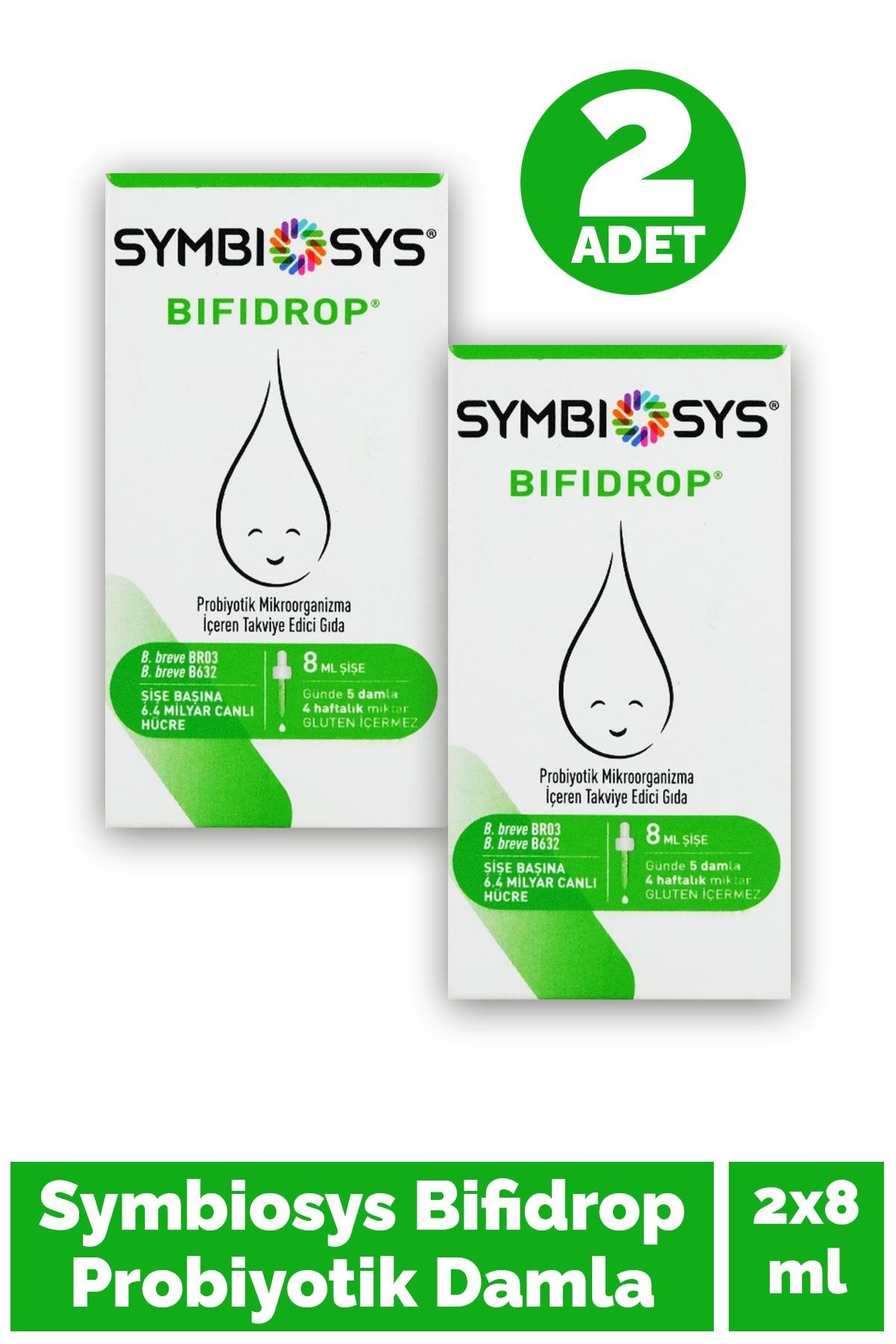 Symbiosys Bifidrop Probiyotik Damla 8 ml 2 Adet