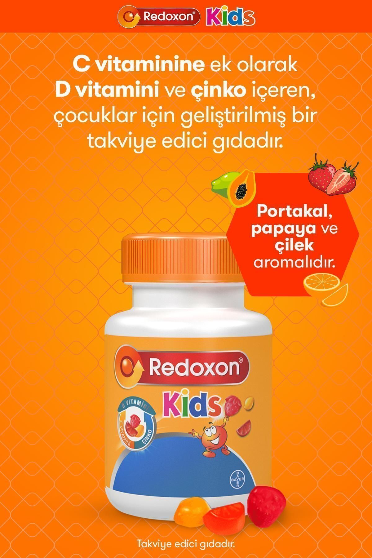 Redoxon Kids 60 Çiğneme Tableti 2'li Avantaj Paket - İkincisi %70 İndirimli