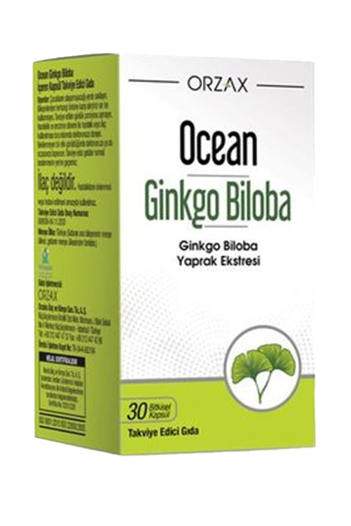 Ocean Ginkgo Biloba 30 Kapsül