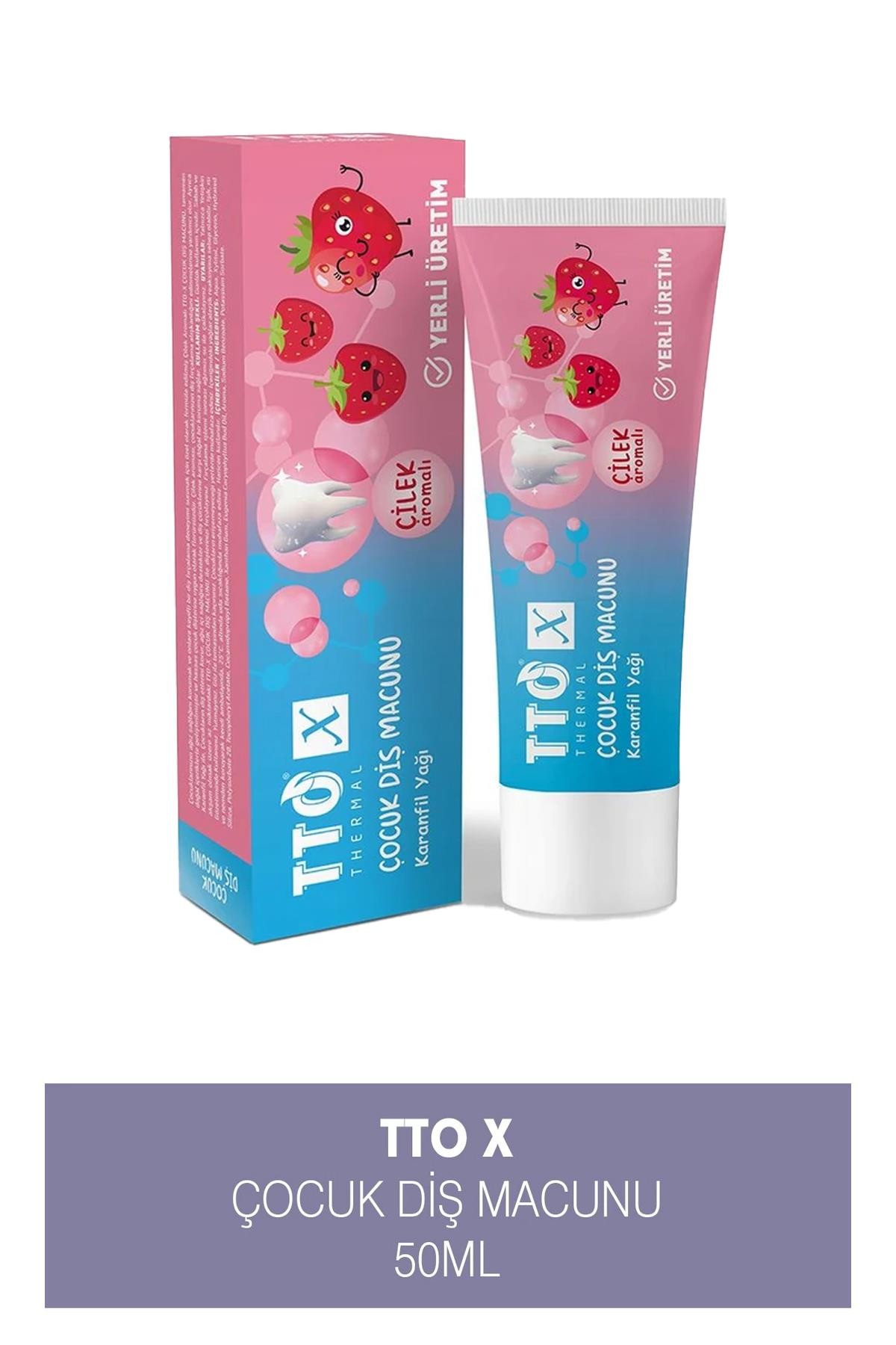 Tto X Çocuk Diş Macunu Çilek Aromalı 50 ml