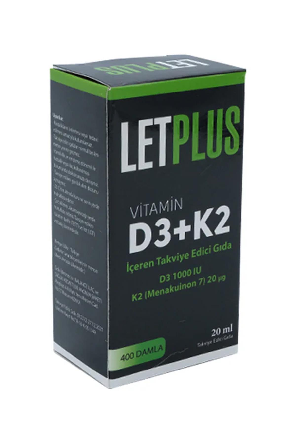 Letplus Vitamin D3K2 20 ml