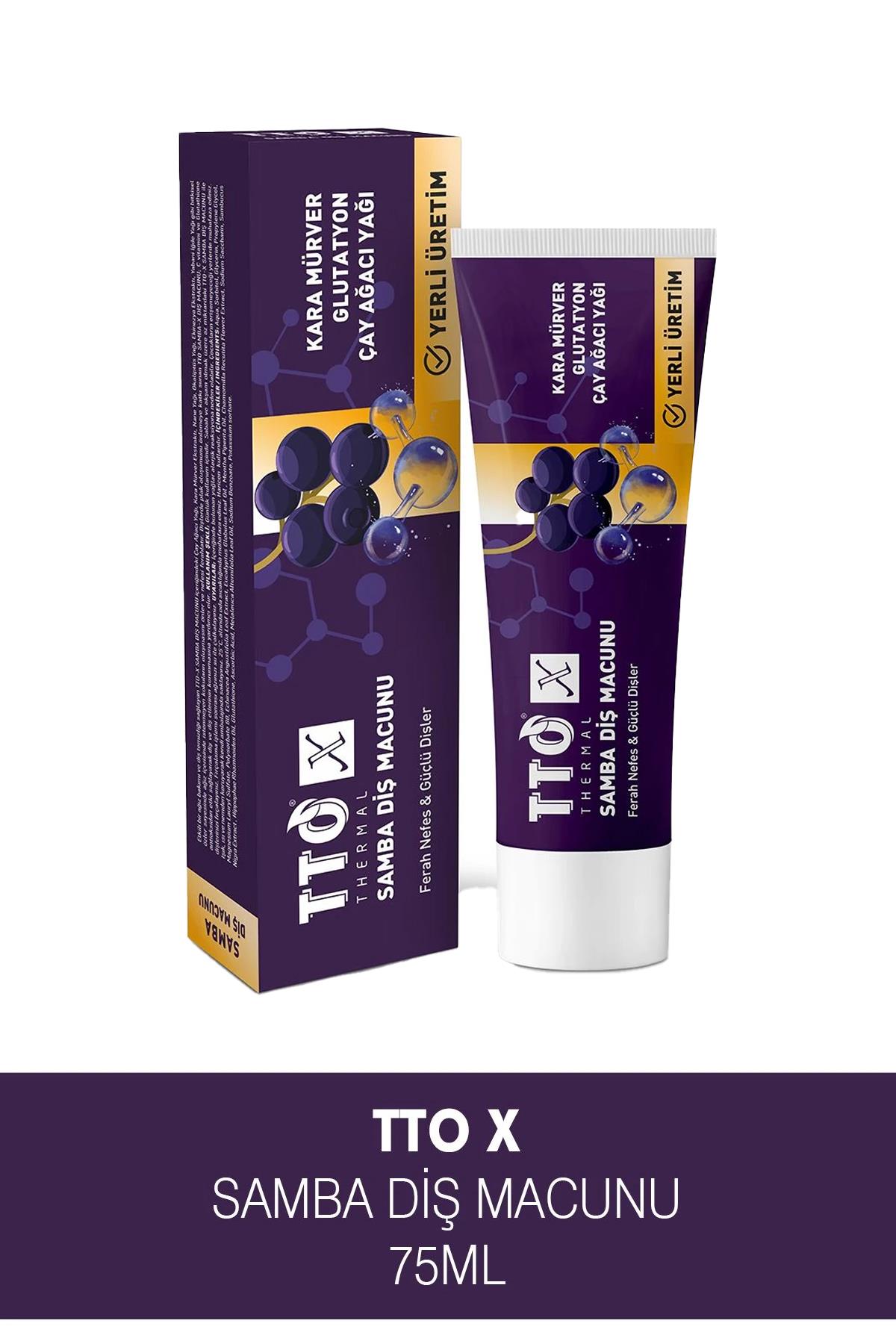 Tto X Kara Mürverli Diş Macunu 75 ml