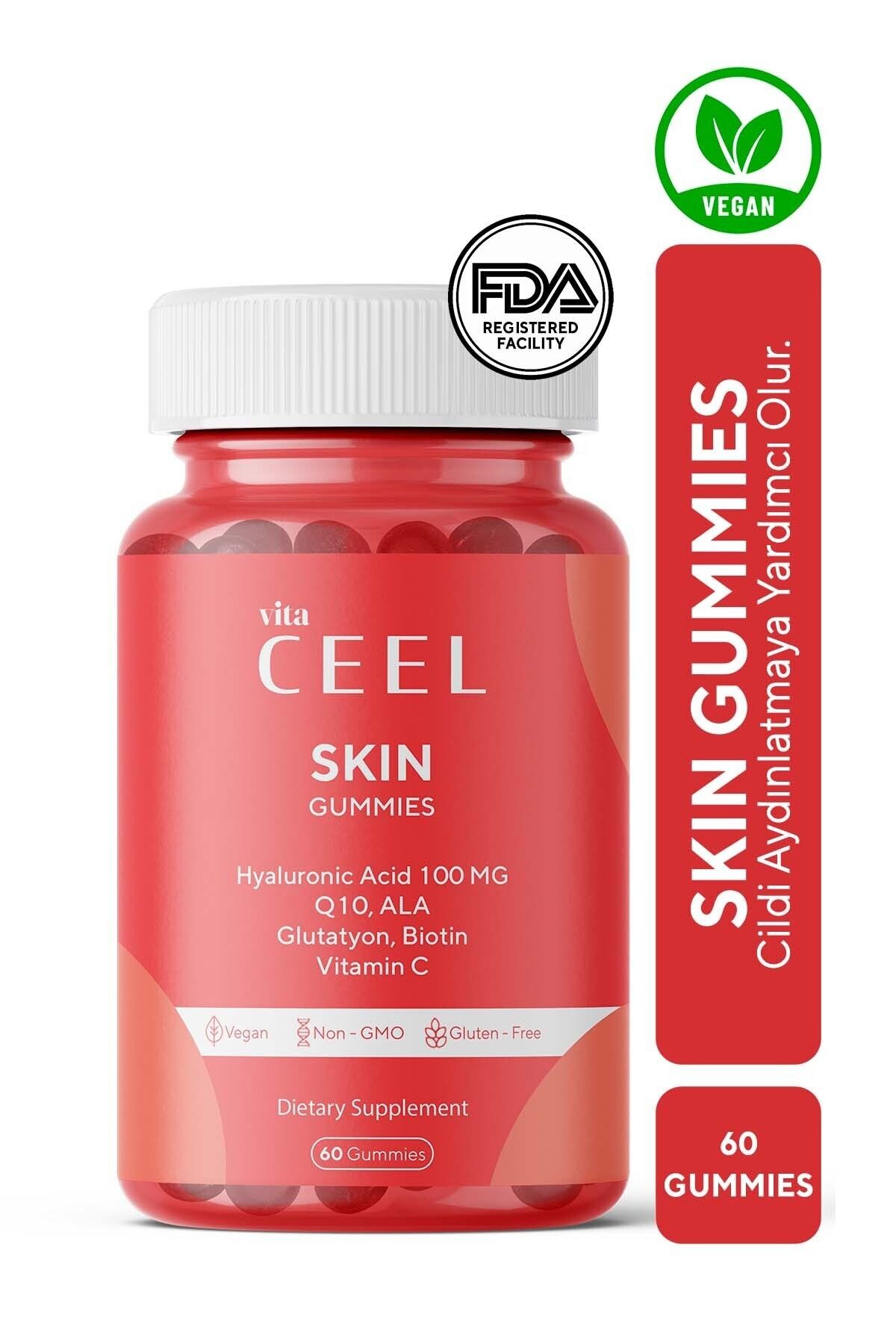 Vita Ceel Skin Gummies Cilt Vitamini 60 Gummies