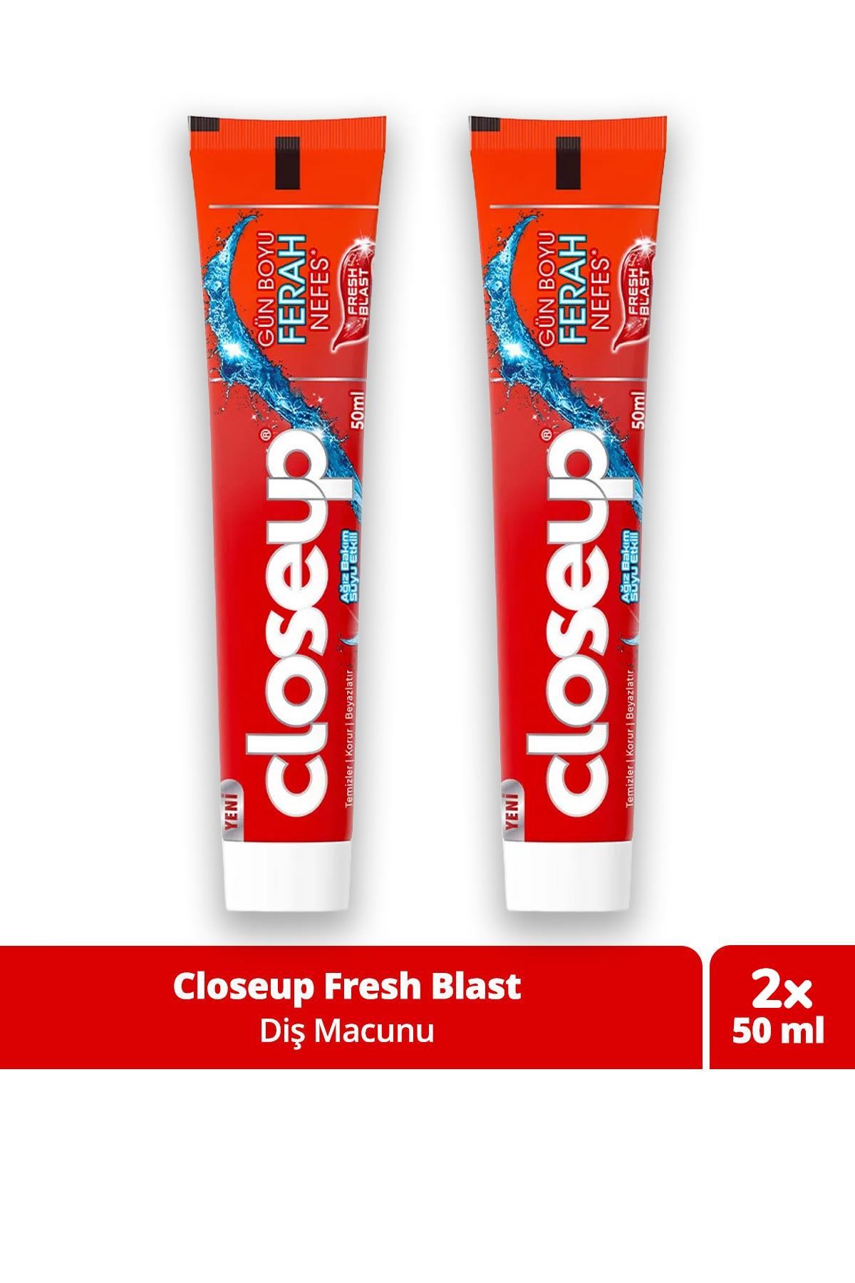 Close Up Günboyu Ferah Nefes Fresh Blast 50 ml 2 Adet