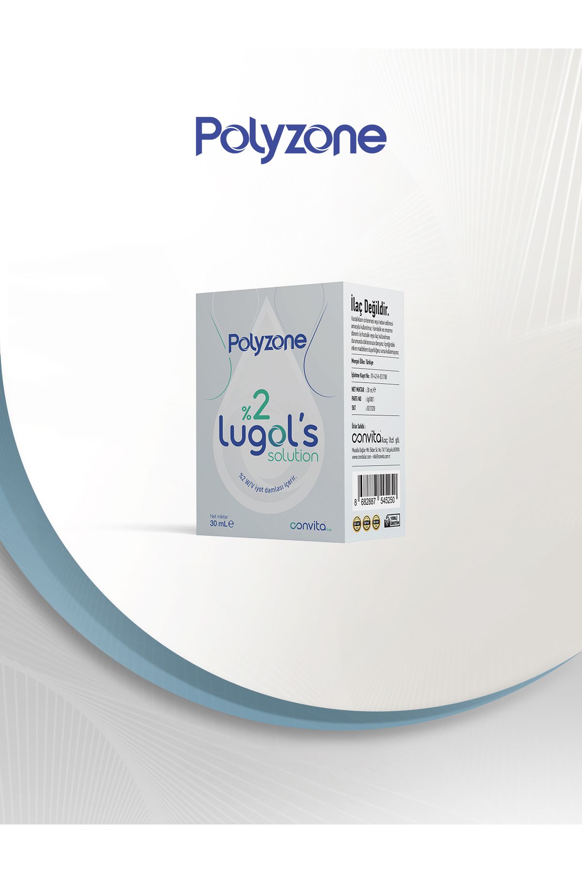 Polyzone Lugol's Solution %2 30 ml