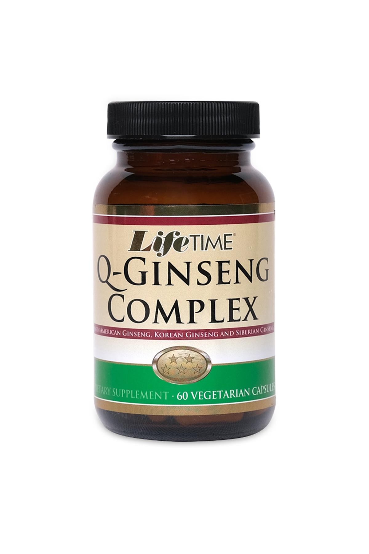Life Time Q-Ginseng Complex 60 Vejetaryen Kapsül