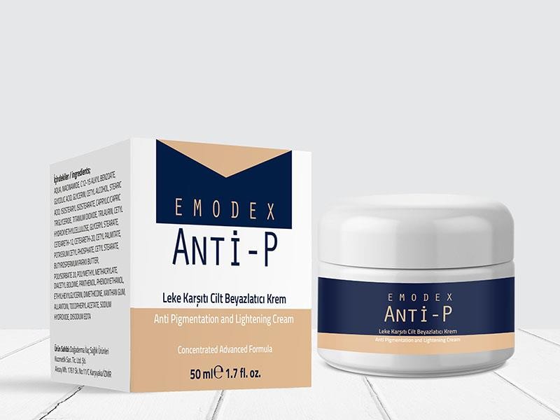 Emodex Anti-P Leke Karşıtı Cilt Beyazlatıcı Krem 50 ml
