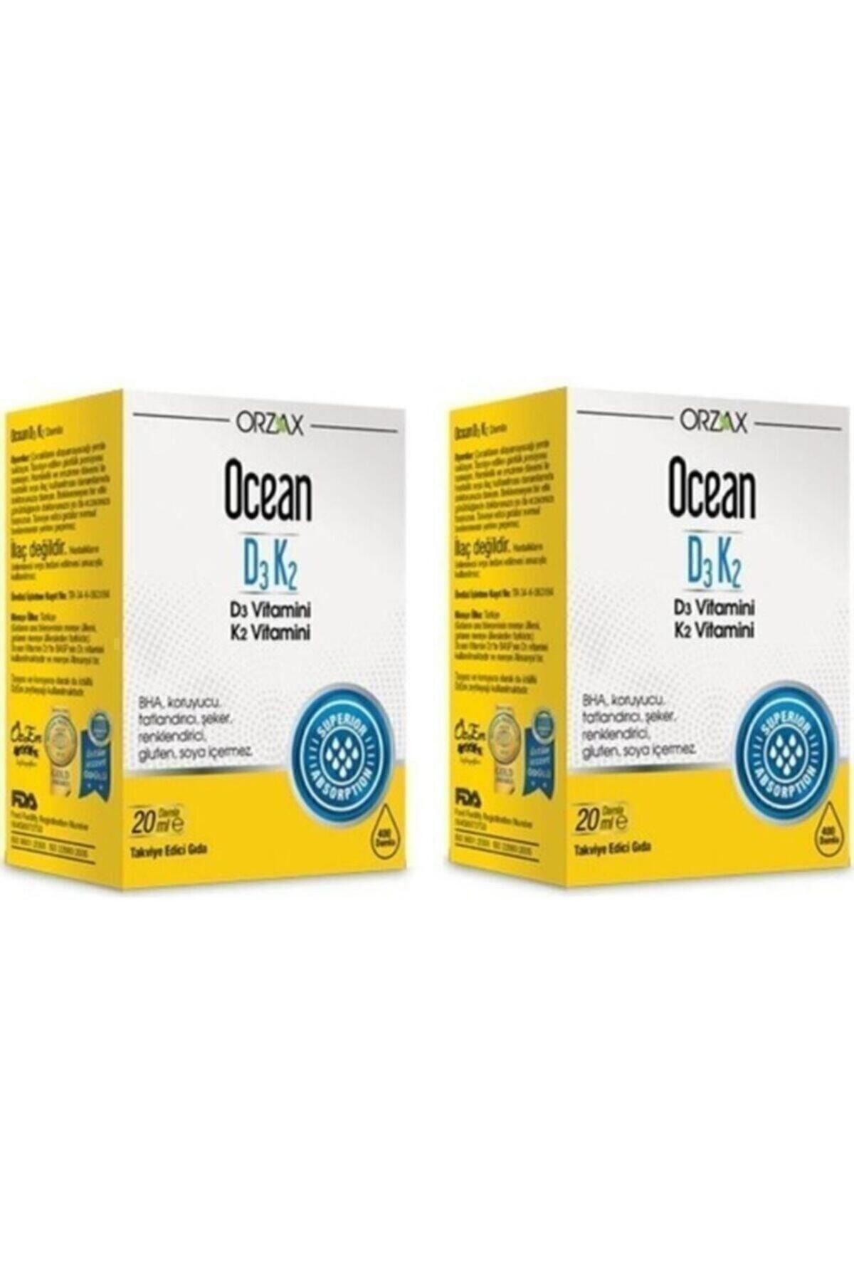 Ocean D3K2 Damla 20 ml 2 Adet