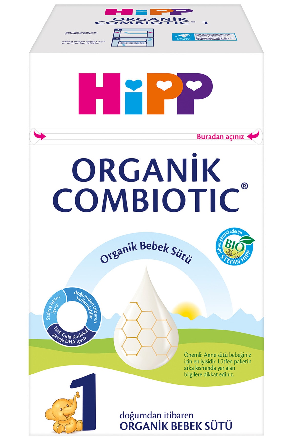 Hipp 1 Organik Combiotic Bebek Sütü 800 gr