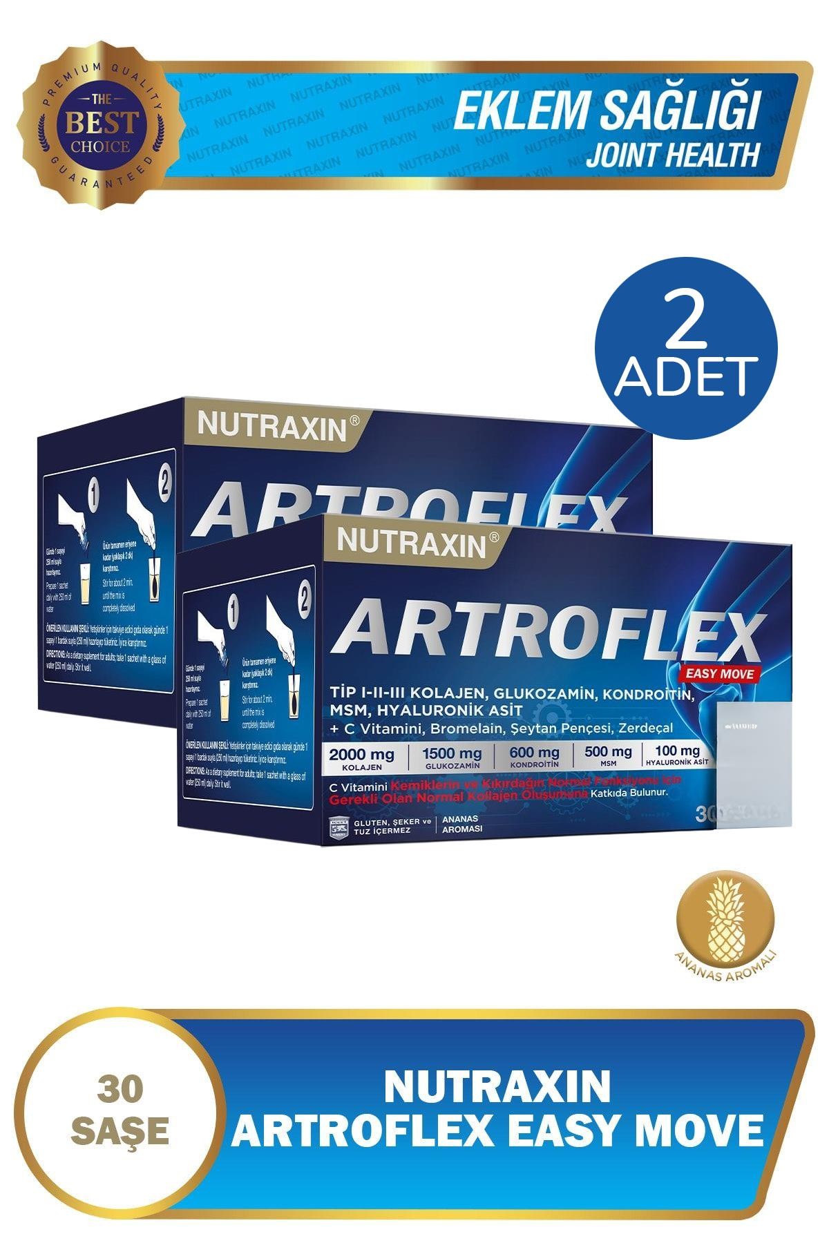 Nutraxin Artroflex Easy Move 30 Saşe 2 Adet