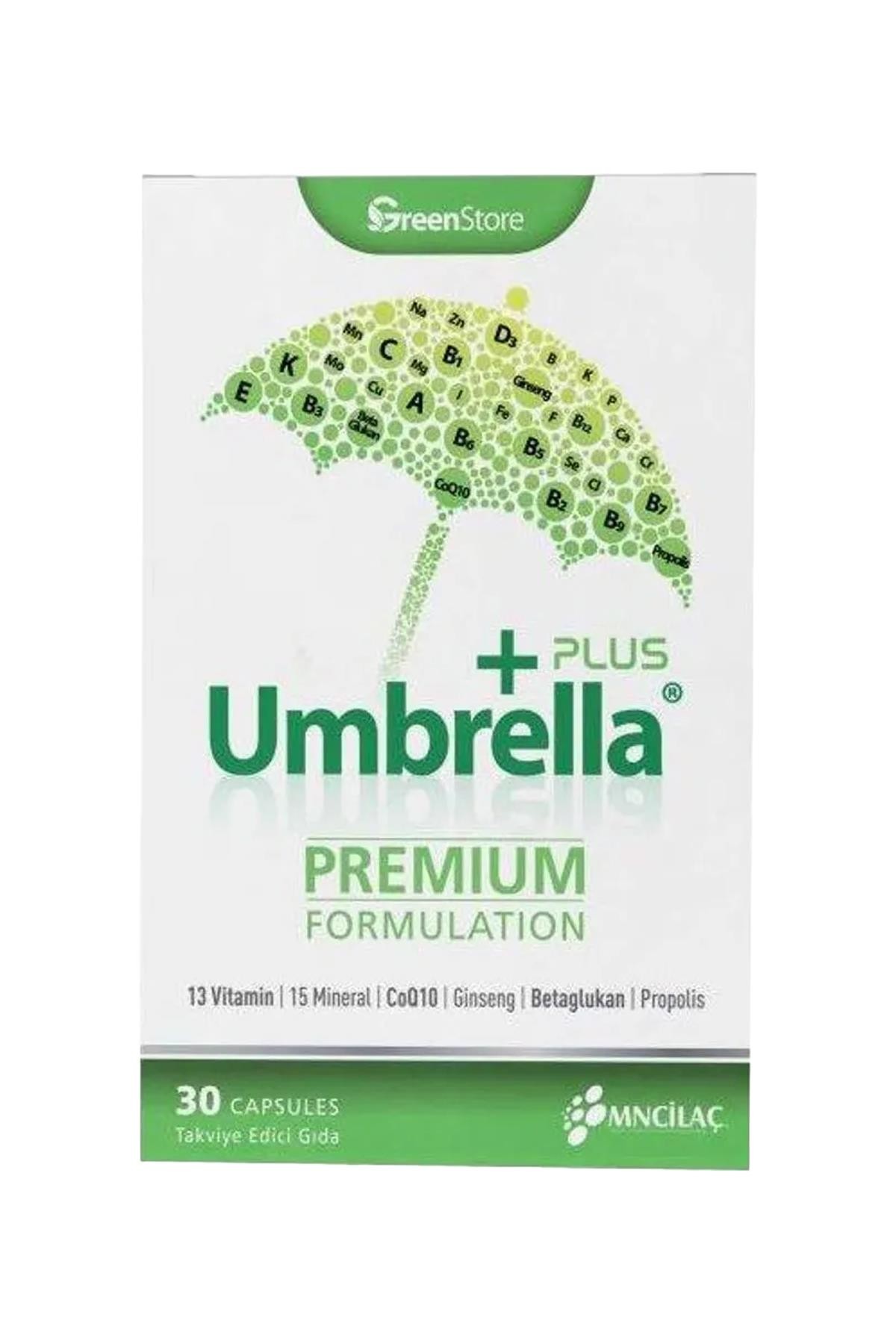 Umbrella+ Plus Premium Formulation 30 Kapsül