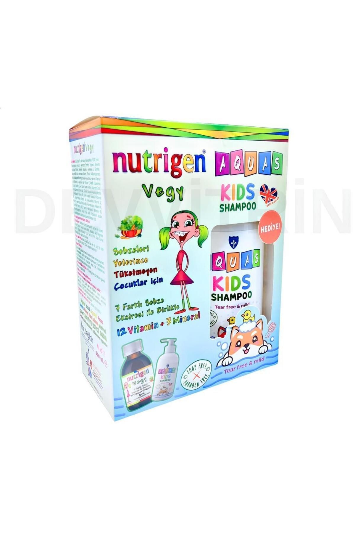 Vegy Şurup 200 ml + Aquas Kids Şampuan 250 ml Hediyeli