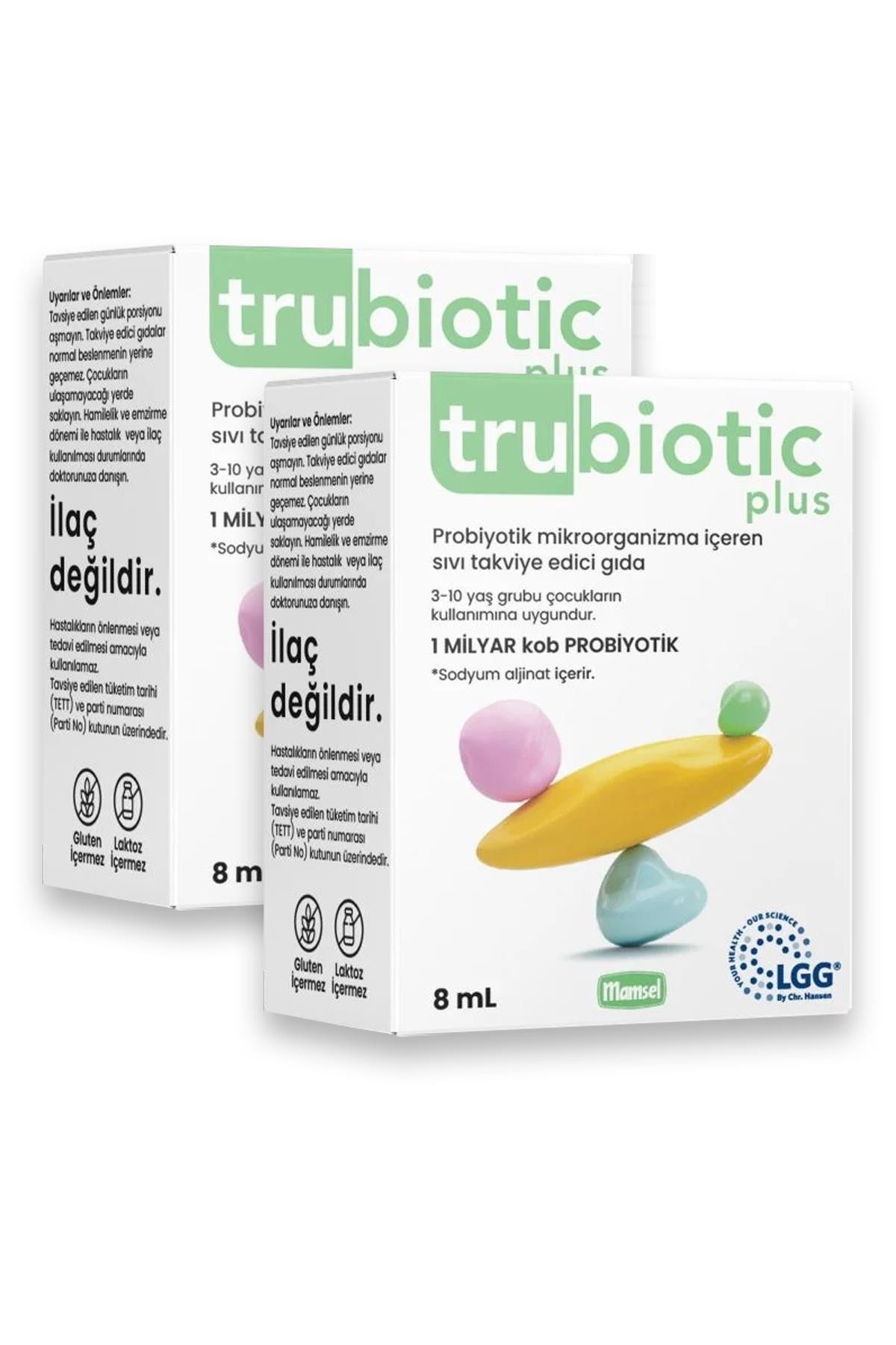 Trubiotic Plus Probiyotik 8 ml 2 Adet