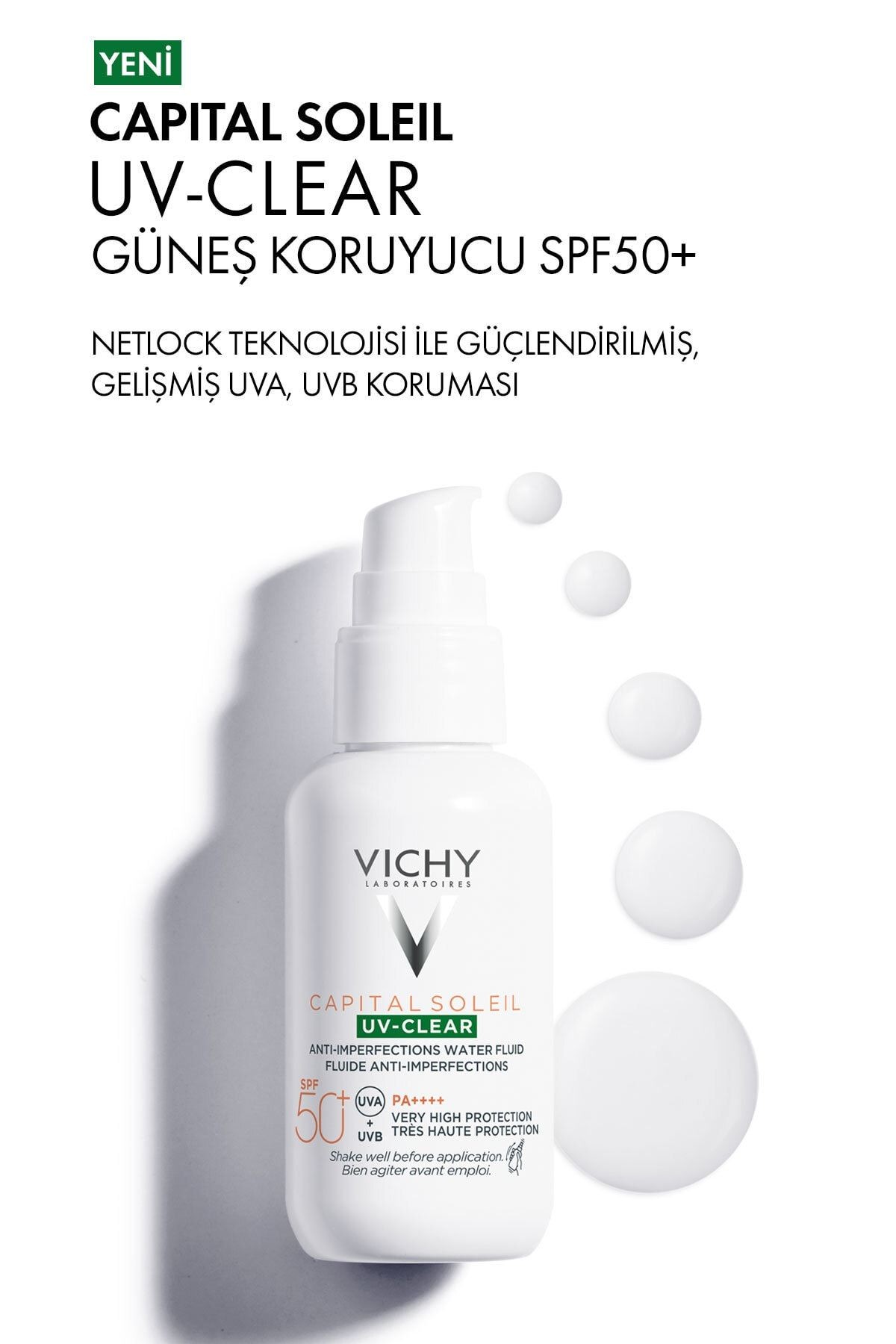 Vichy Capital Soleil UV Clear SPF50 40 ml 2 Adet