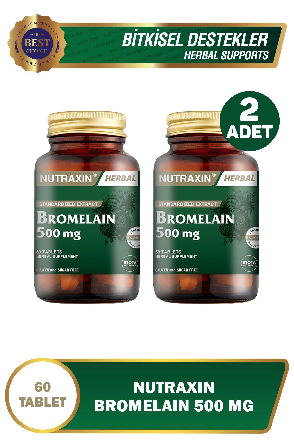 Nutraxin Bromelain 60 Kapsül 2 Adet