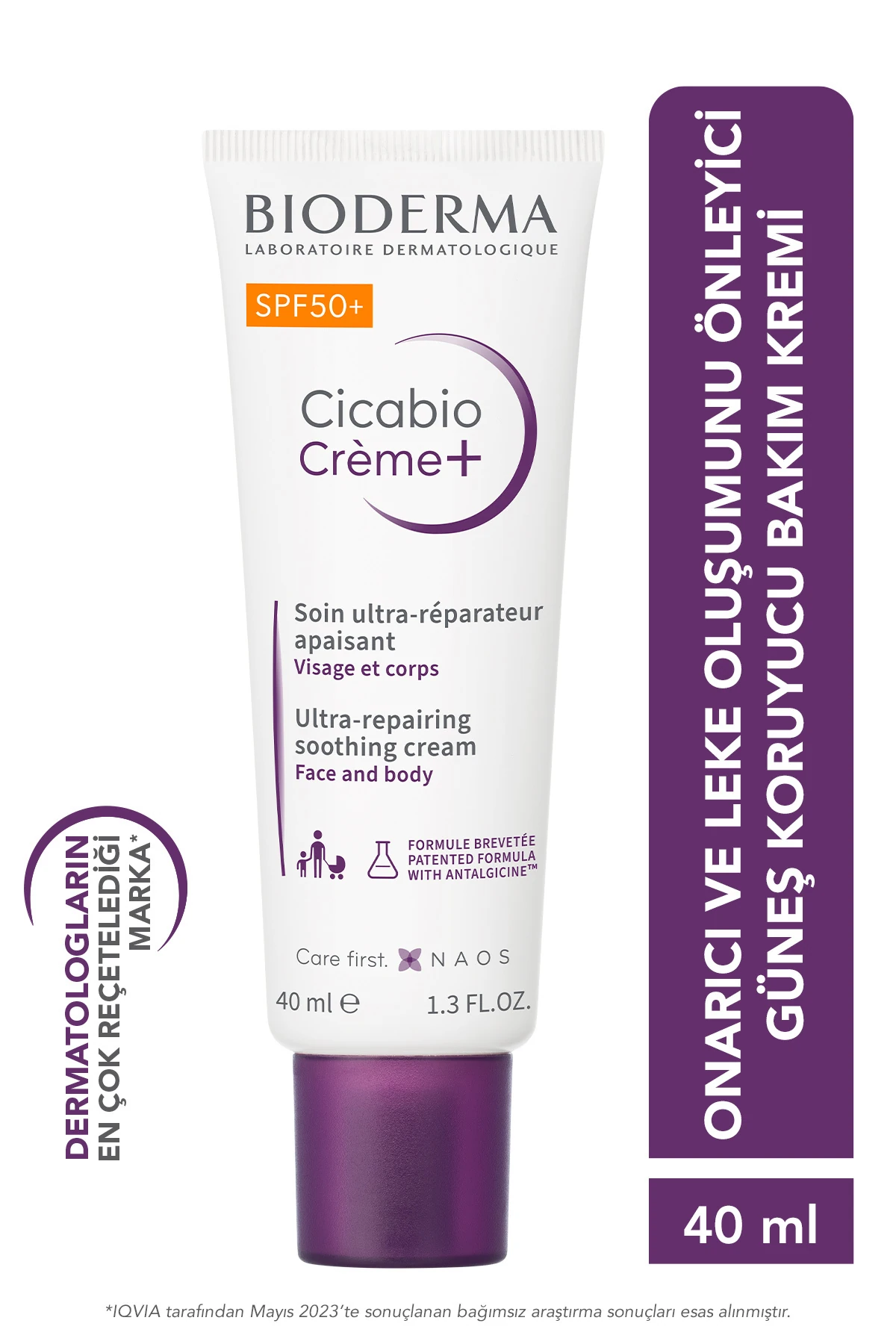 Bioderma Cicabio Creme SPF50+ 40 ml