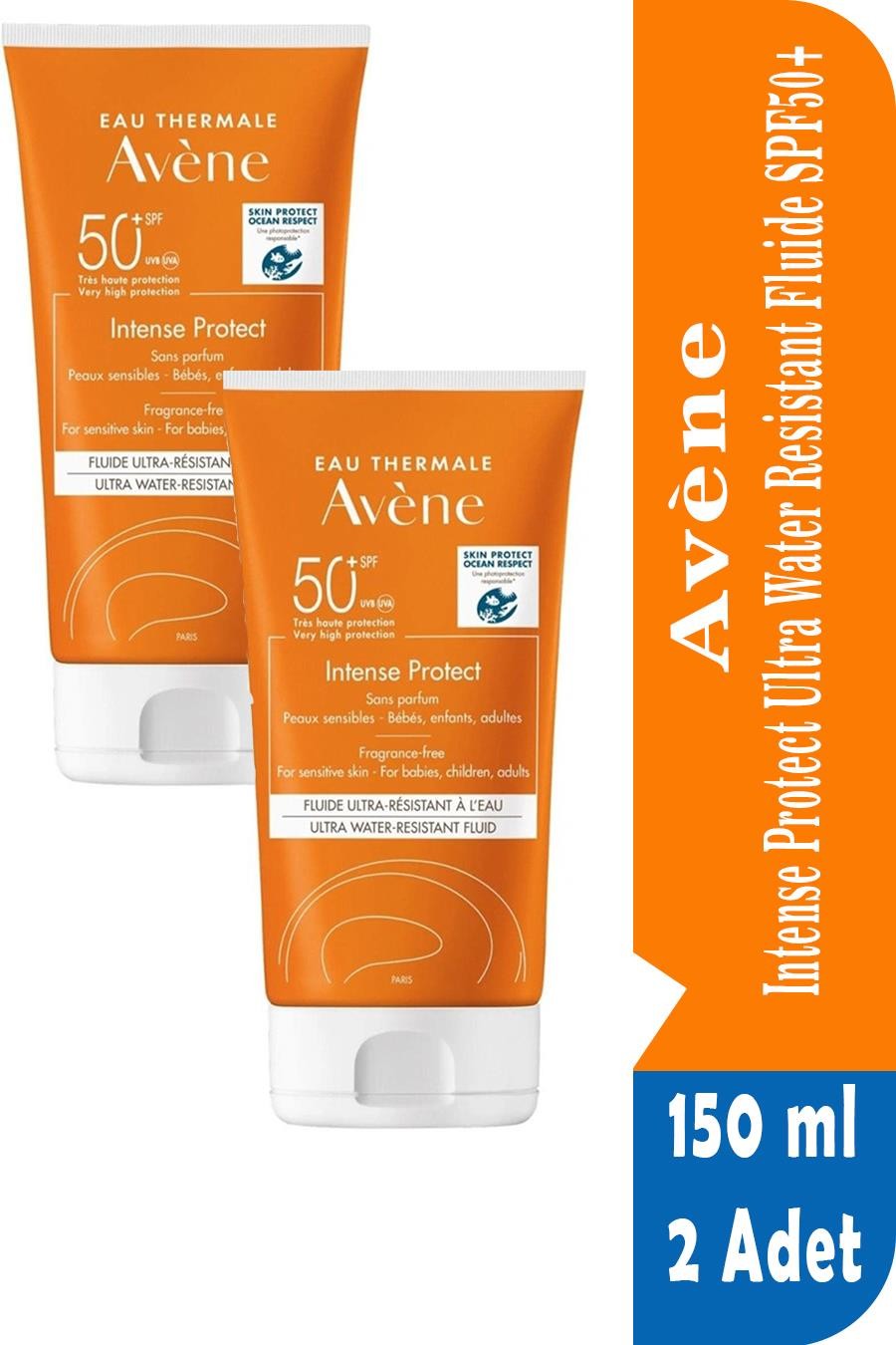Avène Intense Protect Ultra Water Resistant Fluide SPF50+ 150 ml 2 Adet