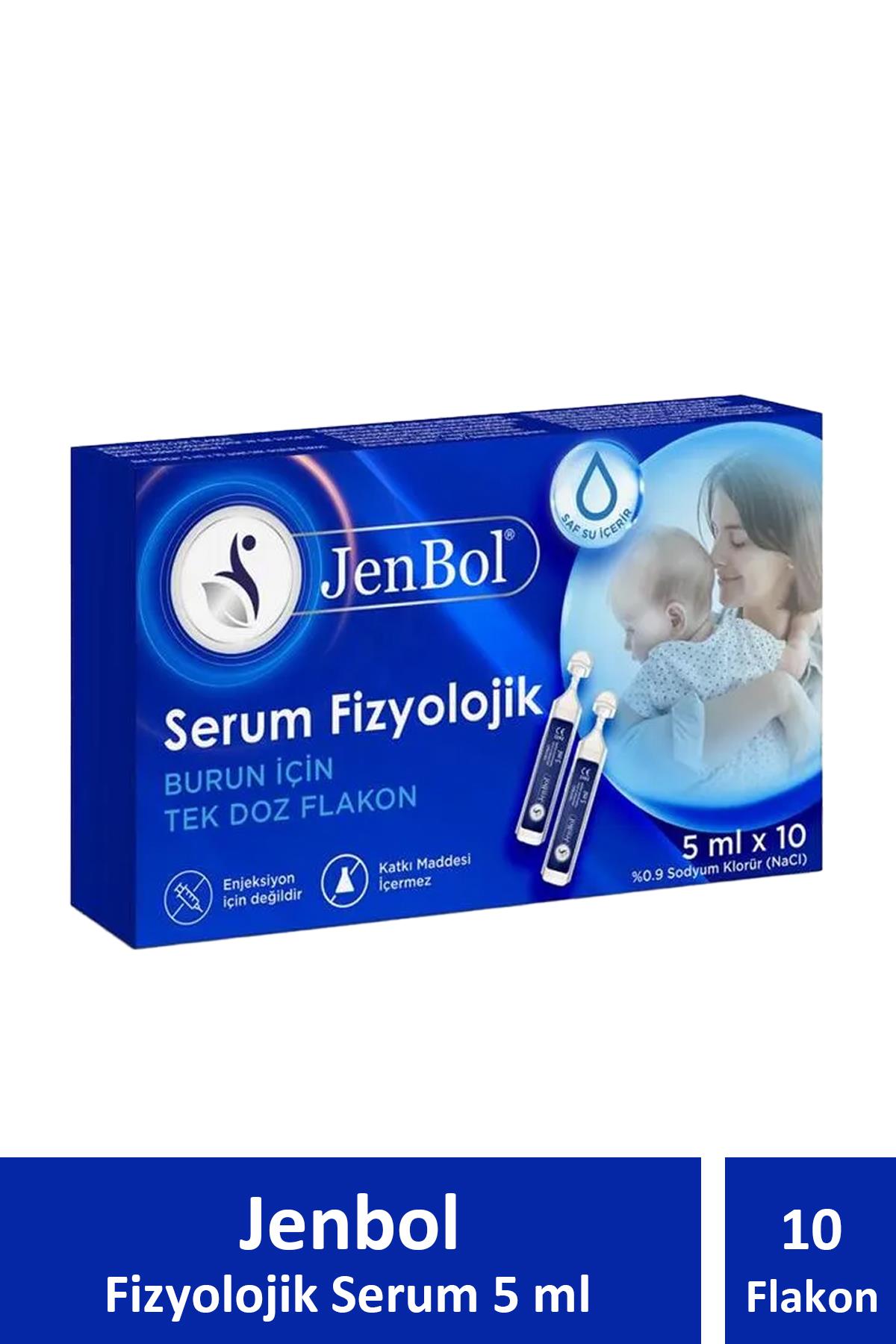Jenbol Fizyolojik Serum 5 ml x 10 Flakon