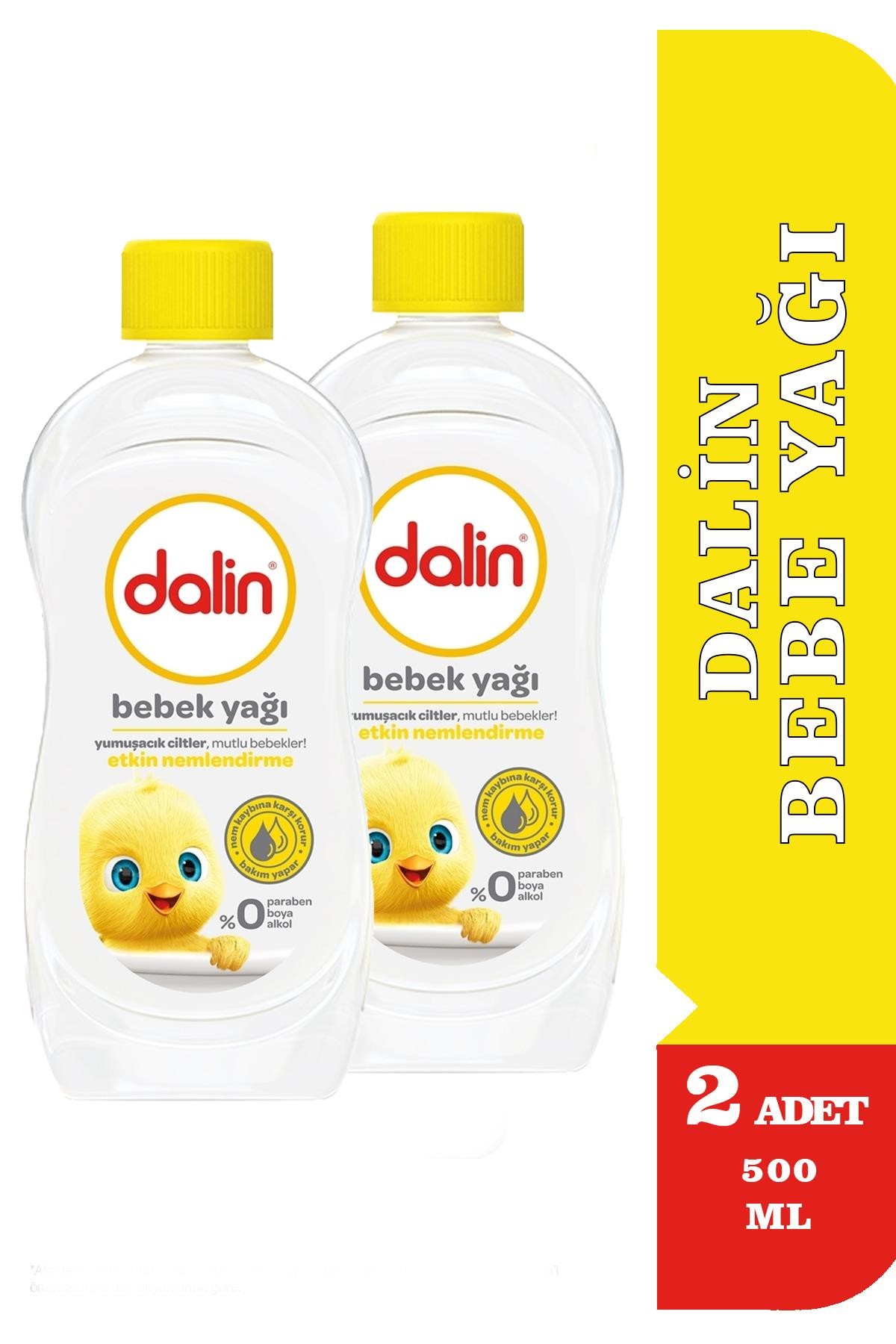 Dalin Bebe Yağı 500 ml 2 Adet