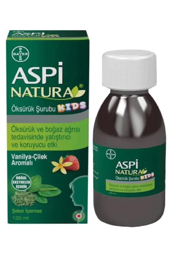 Aspinatura Kids Öksürük Şurubu Vanilya & Çilek 120 ml