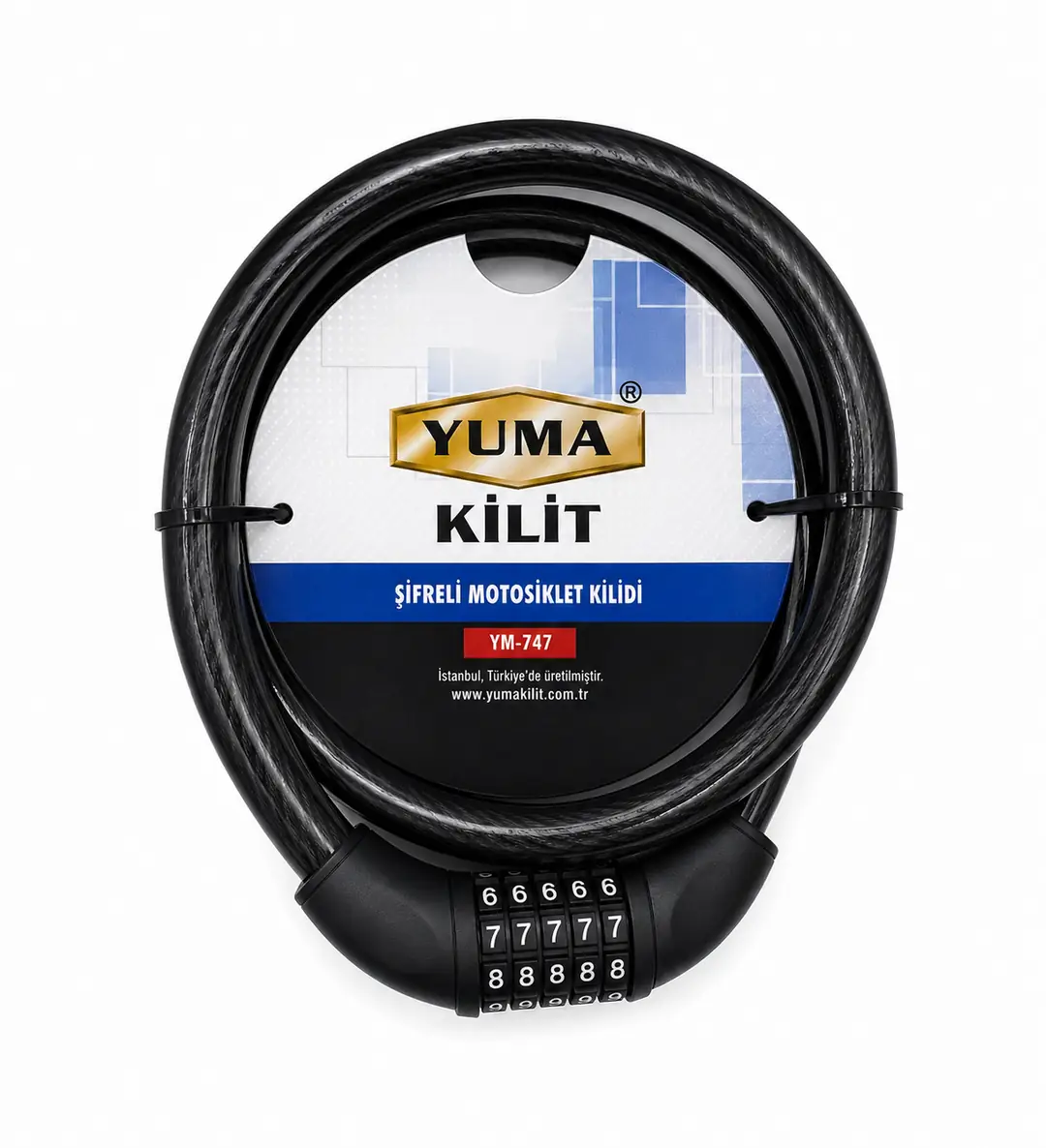 Yuma Şifreli Motosiklet Kilidi 747